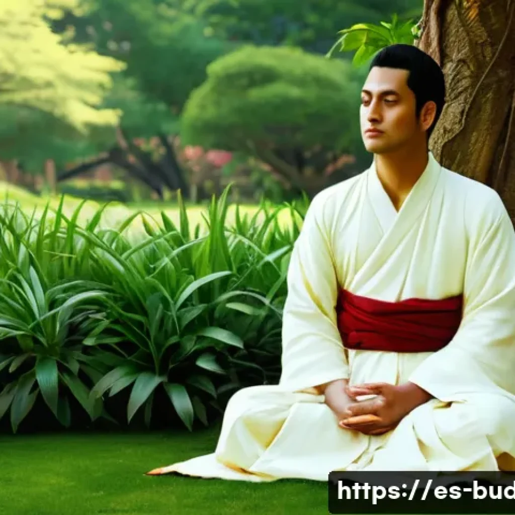 부처님의 생애 - **"The Four Sights": A Contemplative Royal Encounter**
    A detailed, high-resolution image in a cl...